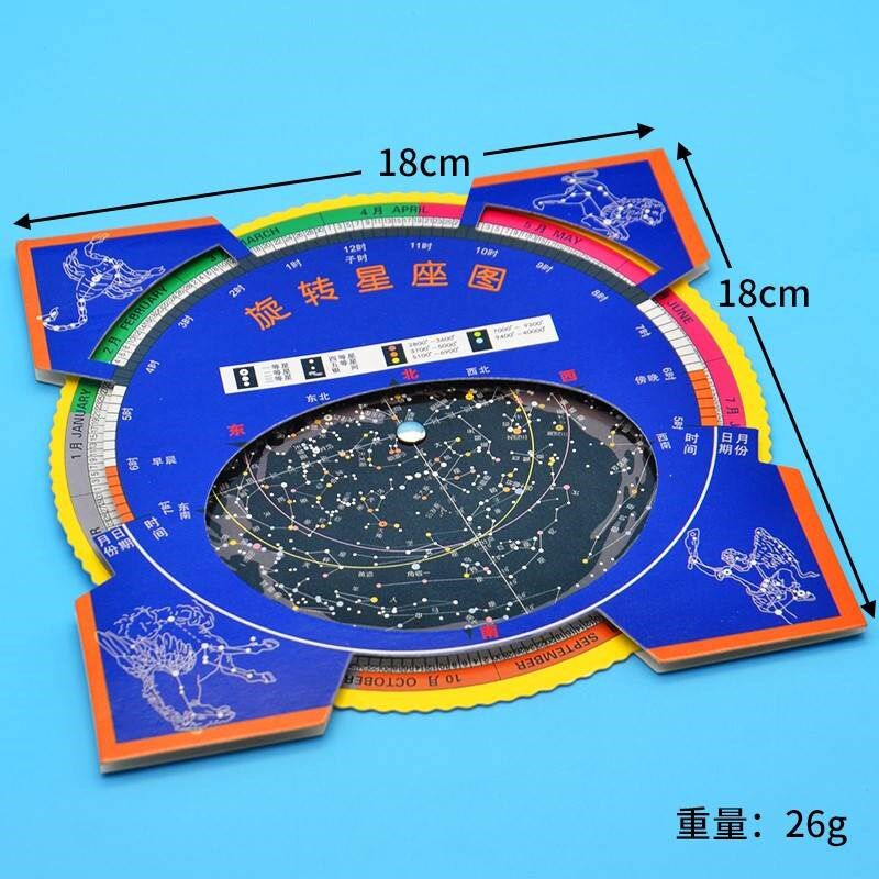 六年级科认识星座 观星盘 旋星座图 星盘活动星图盘寻星