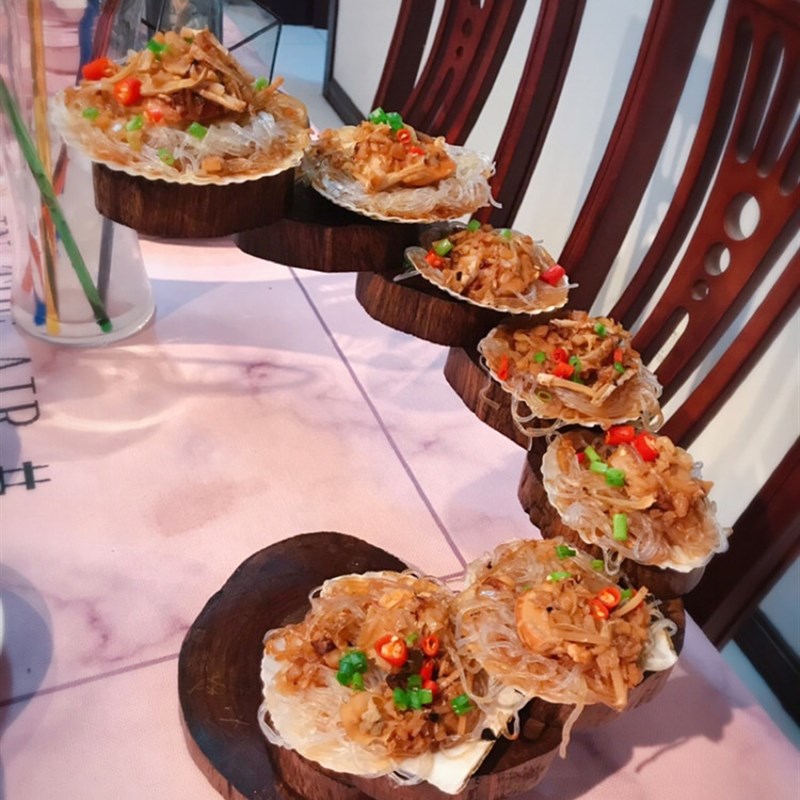 酒店特色菜私房招牌菜意境菜农家乐旋步步高升餐具木盘