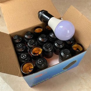 高级螺口灯头黑色灯口罗口灯头节能灯座螺口铜接头灯头悬吊式