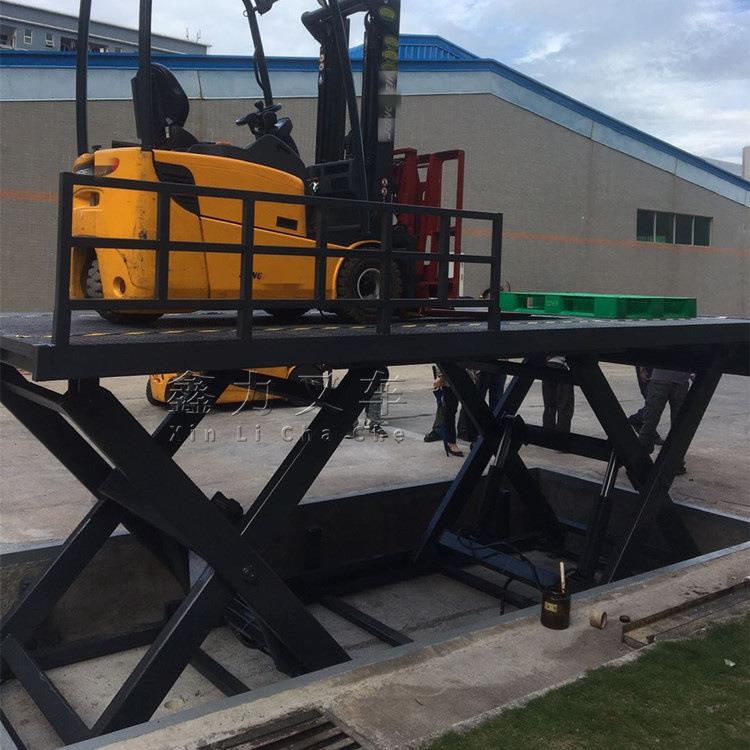 升降平台叉车装卸货电动液压货梯厂房大吨位剪叉升降机重型