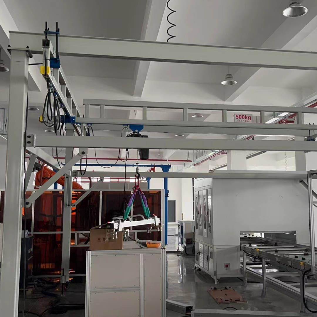 定制KBK轨道起重机悬挂小型吊机单梁桁架柔性吊轻型组合遥控