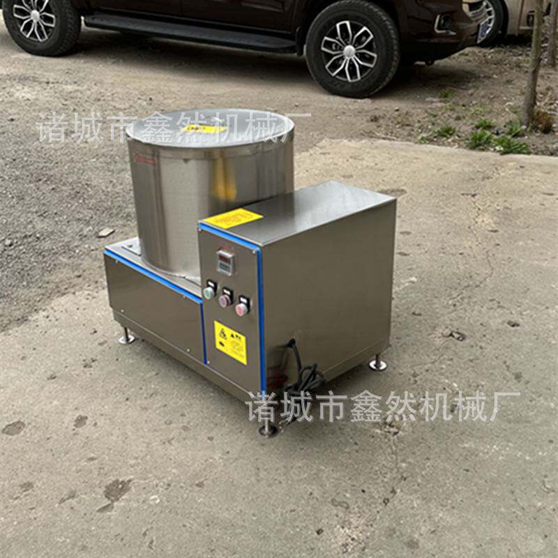 蔬菜甩水机油炸食品脱油设备鑫然机械800-型油炸麻花脱油机