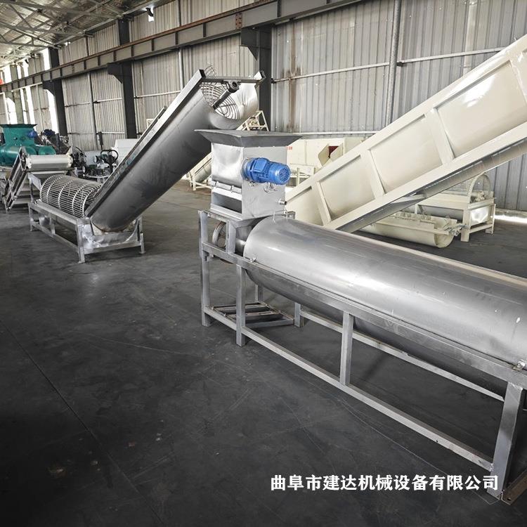 不锈钢红薯打粉机全自动 免沉淀土豆淀粉加工设备 红薯打浆磨粉机
