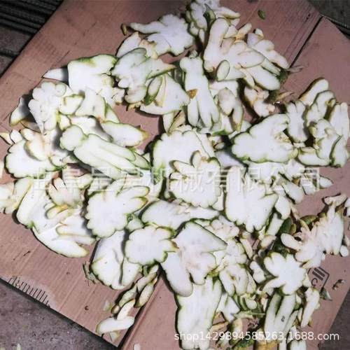 佛手柑切片机 厚薄能调时产三千斤红薯切片机 汽油柴油动力强