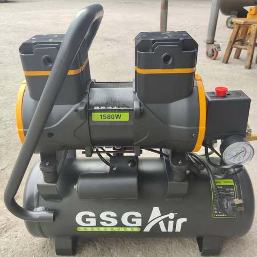 静音无油空压机220v小型空气压缩机打气泵木工装修喷漆