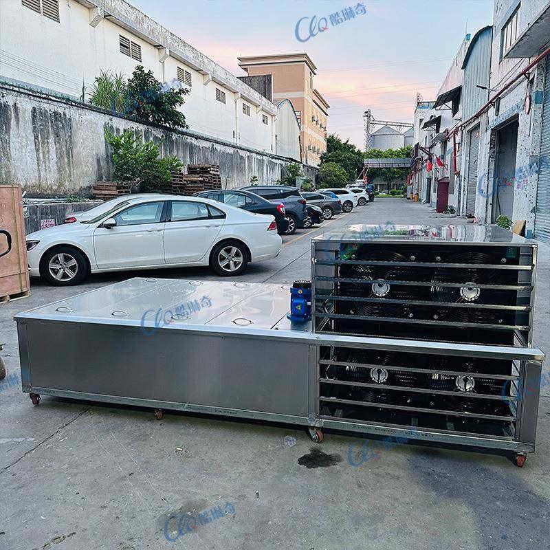 直销制冰机80桶桶不锈钢绵绵冰柱机新型商用冰柱机商用雪花绵绵冰