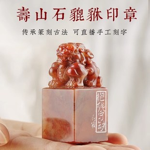 手工篆刻名章定做寿山石印章定刻书法书画藏书闲章工笔硬笔考级章