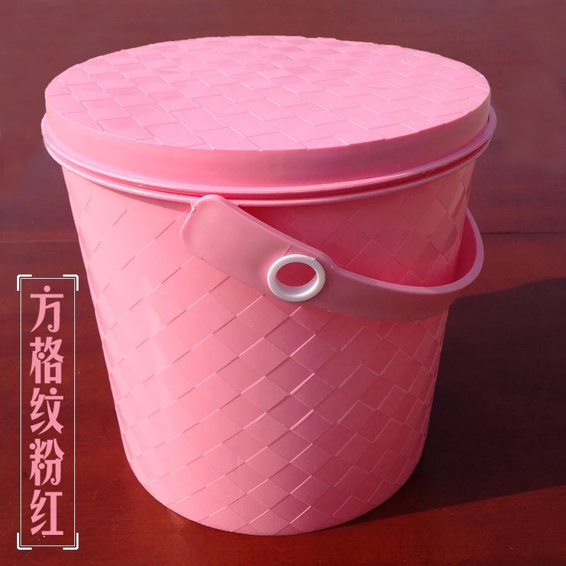 洗浴洗澡加厚收纳桶储物桶有盖可坐凳手提桶洗车桶钓鱼