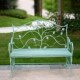欧式 铁艺休闲长椅阳台双人椅花园别墅单人靠背椅户外长桌水锈