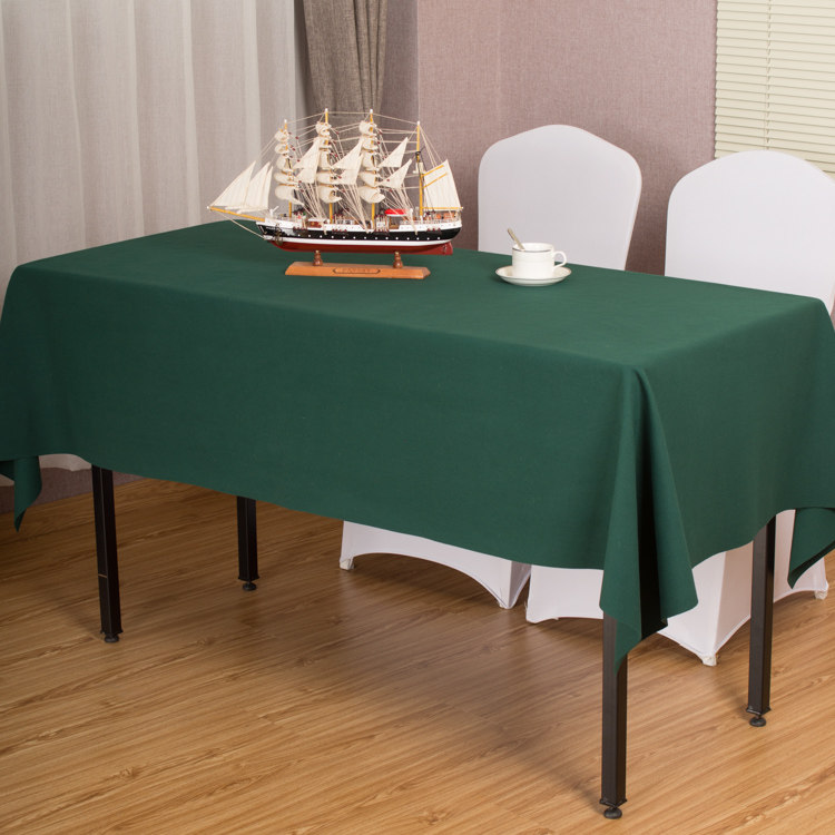 会议桌布酒店会议室长条桌台布加厚台呢布艺定长方形桌布