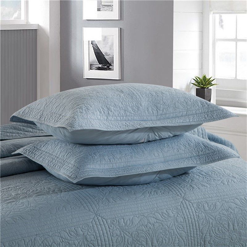 全棉绗缝夹棉水洗纯色睡枕套不含枕芯单人枕头套尺寸*c一对,床上用品,枕套,淘宝优惠券,粉丝福利购,淘宝优惠卷