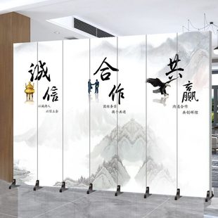 饰移动简易折屏 屏风隔断墙简约现代客厅折叠房间小户型办公室装