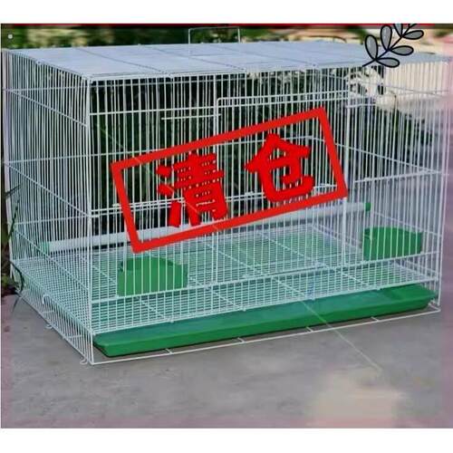 铁笼子鸽子笼绣眼笼铁艺八哥养殖笼家用鸟笼繁殖笼大号豪华鹦鹉笼