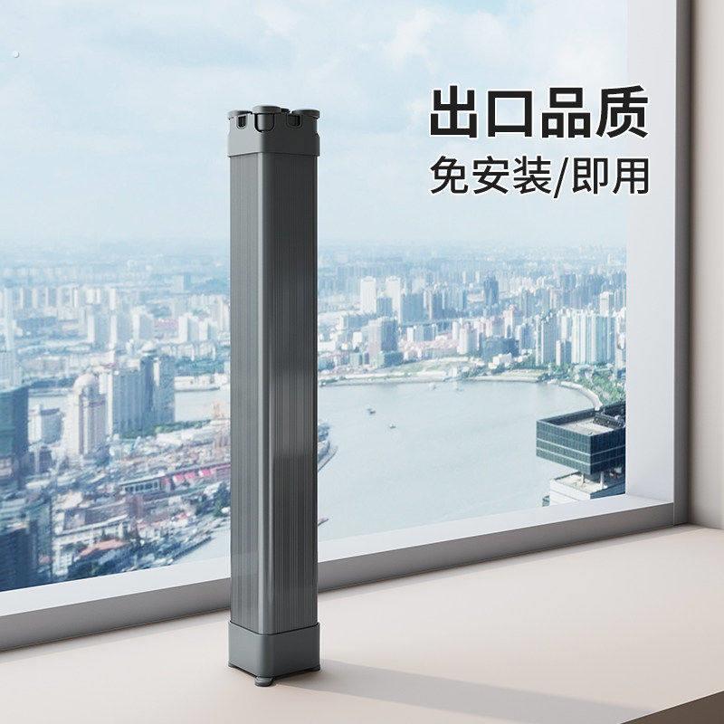新款2025折叠衣架落地挂衣家用晒衣神器小型晾杆子晒架折叠晾衣杆