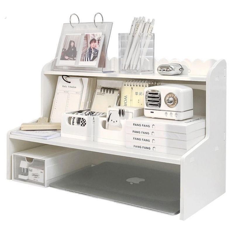 桌面置物架学生宿舍增高架ins化妆品整理架办公室杂物桌上收纳层