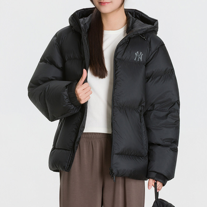 耶运动MLB羽绒服男装女装 2026新款冬季运动服情侣款户外保暖连帽