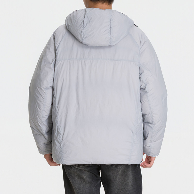耶运动阿迪达斯男装运动服冬季新款羽绒服连帽宽松训练保暖外套
