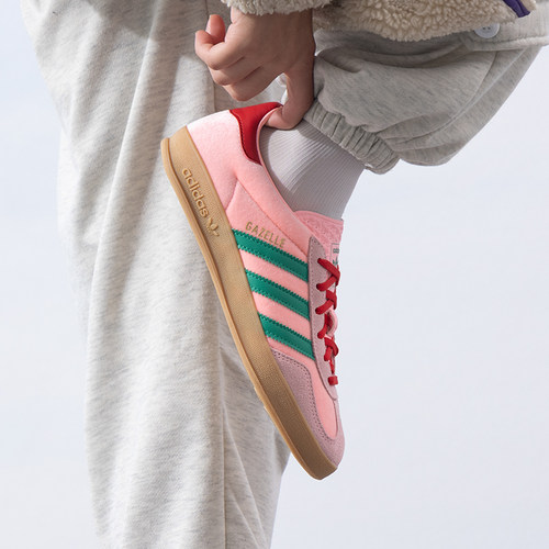 阿迪达斯（adidas）三叶草女鞋 冬季新款时尚T头鞋运动板鞋德训鞋