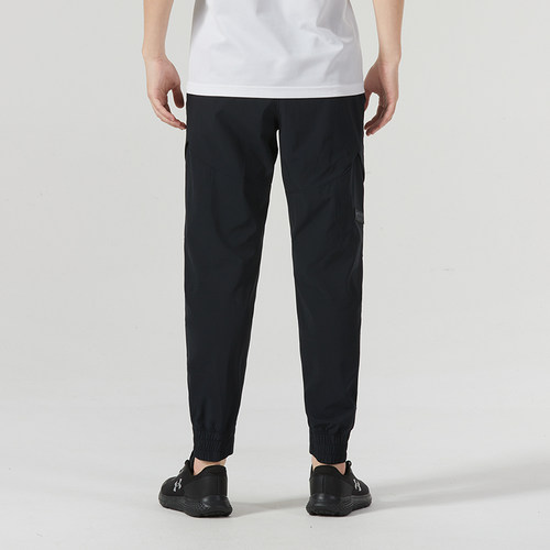 安德玛梭织长裤男裤秋季健身训练裤休闲束脚裤户外运动裤 13735