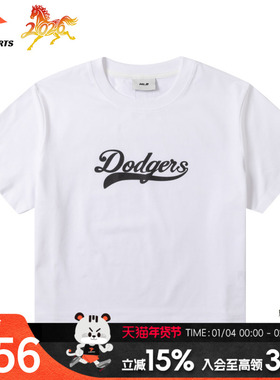 MLB女装短袖T恤新款简约透气休闲服时尚复古运动服 3FTSV1243