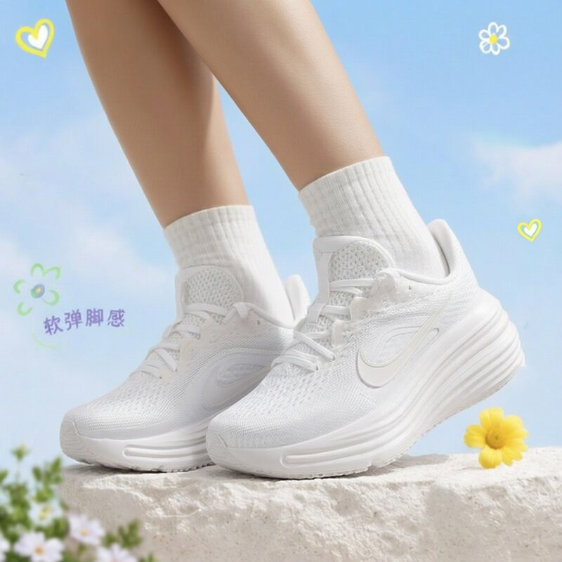 耶运动NIKE耐克2026夏季新款女鞋白色厚底气垫鞋运动鞋休闲跑步鞋