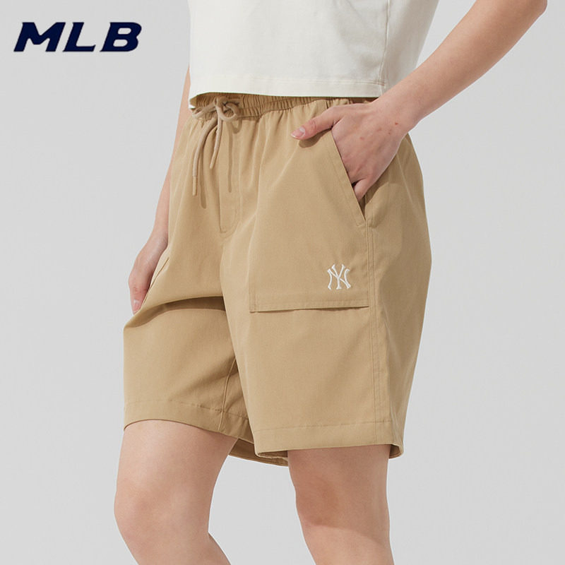 MLB2026春季情侣运动短裤跑步健身训练潮流时尚休闲裤女3ASMB0263