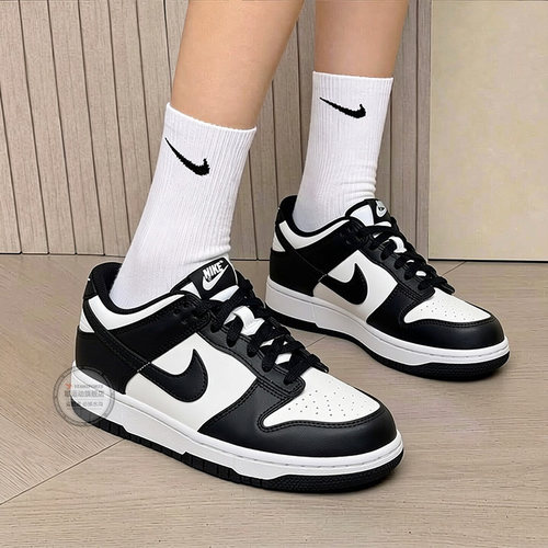 耶运动 | NIKE耐克正品女鞋26夏季Dunk黑白熊猫低帮板鞋CW1590