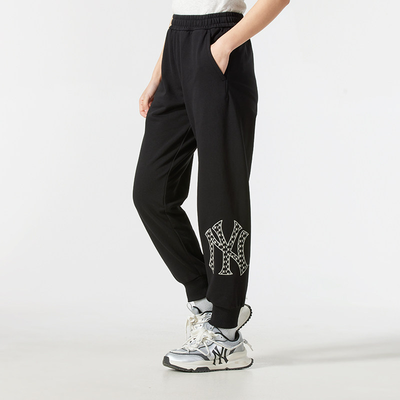 MLB男裤女裤25春季新款老花logo卫裤运动裤束脚休闲长裤3APTM01,运动服/休闲服装,运动长裤,淘宝优惠券,粉丝福利购,淘宝优惠卷