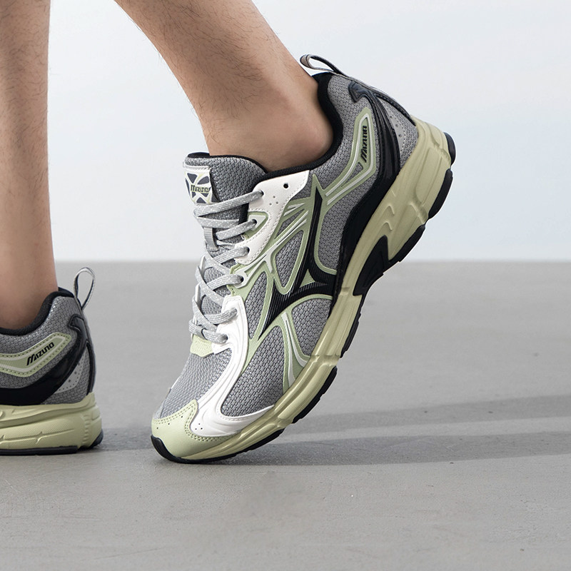 【人生跑鞋】美津浓男鞋女鞋SPEED 10S绒毛绿复古运动鞋子D1GH240