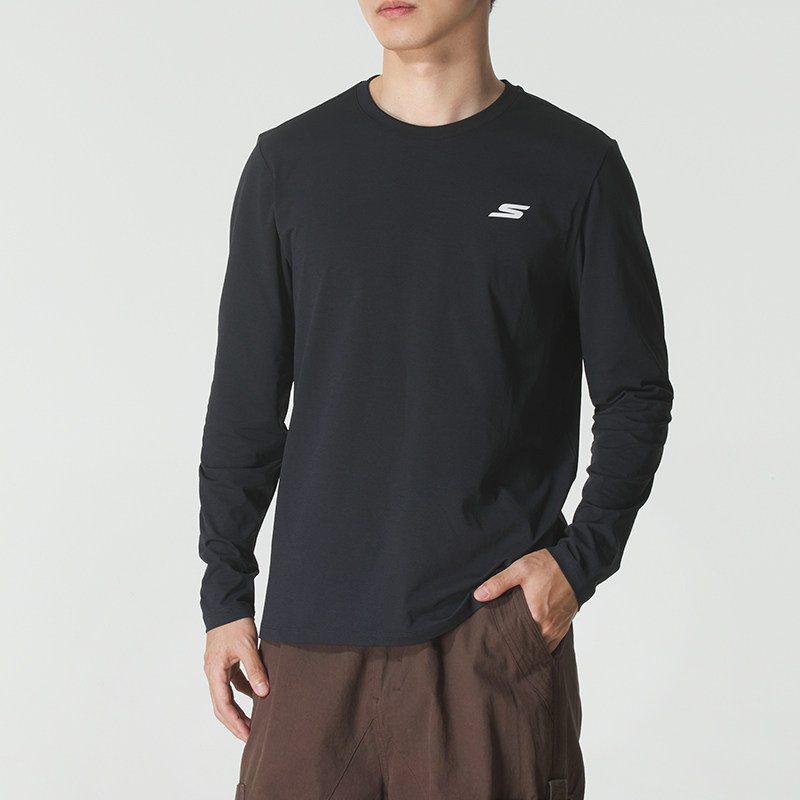 耶运动斯凯奇（）男装夏季新款运动服跑步健身训练舒适透气时