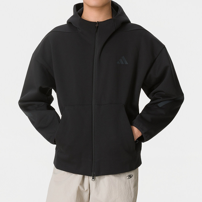 耶运动阿迪达斯adidas外套男装 2026秋季新款运动服针织夹克时