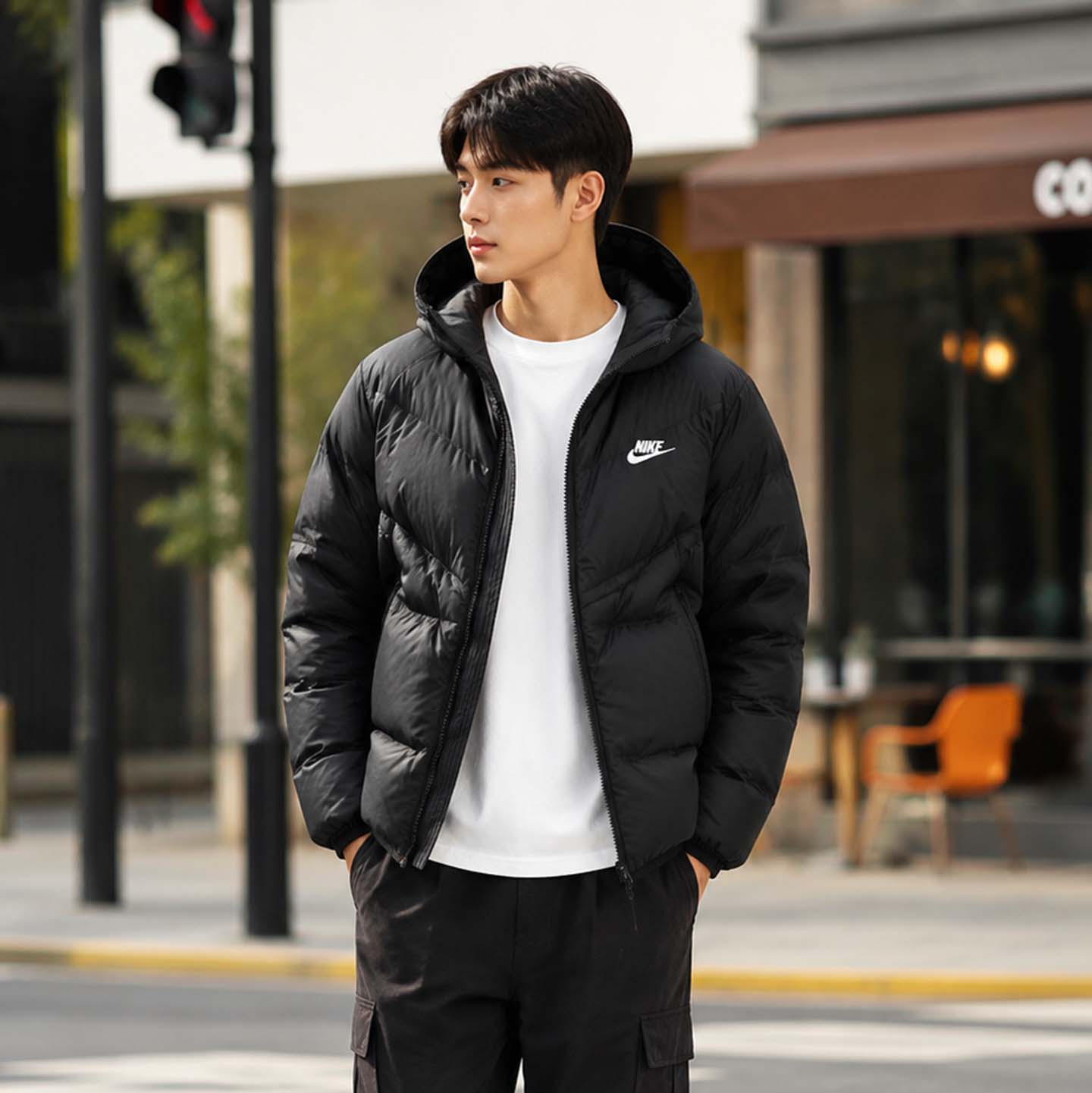 耶运动耐克男装运动服2026冬季羽绒服休闲户外保暖鸭绒外套上衣