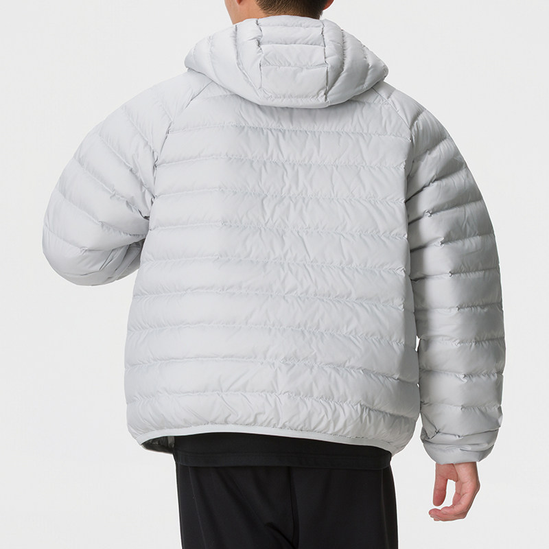 耶运动耐克男装运动服2026冬季连帽轻薄羽绒服鸭绒保暖户外外套