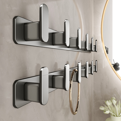 卫生间挂钩免打孔强力承重浴室门后挂衣架壁挂墙上进门玄关挂衣钩