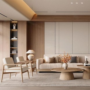 宋式 美学实木沙发茶几组合样板间会所茶室接待沙发中古风布艺沙发