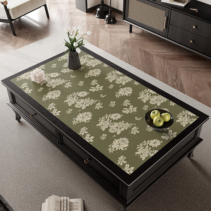 茶几垫水油免洗茶几桌布客厅长方形台面垫,居家布艺,茶几垫,淘宝优惠券,粉丝福利购,淘宝优惠卷