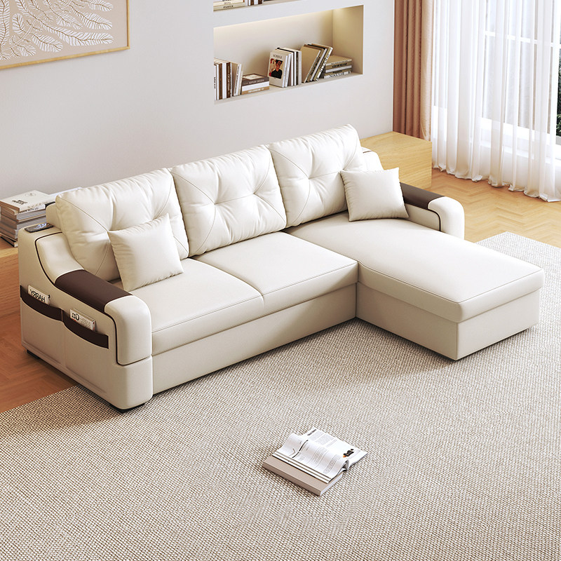 志光沙发床客厅多功能两用可折叠储物带贵妃小户型双人0年