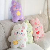可爱兔兔子抱枕卧室沙发室靠枕午休枕床头飘窗靠垫