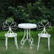 乡村户外铁艺桌椅园艺花园庭院阳台圆桌茶几水