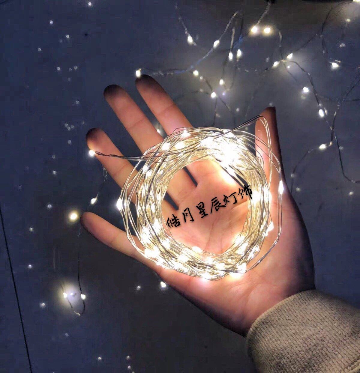 宿舍少女房间e迷你小彩灯串灯铜线满天星网红灯挂灯装饰铜丝,节庆用品/礼品,装饰灯,淘宝优惠券,粉丝福利购,淘宝优惠卷