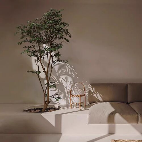 仿真绿植端仿真榕树盆栽室内落地盆景假树仿生植物