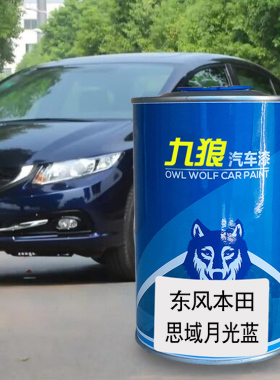 九狼汽车漆本成品田改色车喷烤漆思月光蓝色晶紫域钛金银炫光蓝
