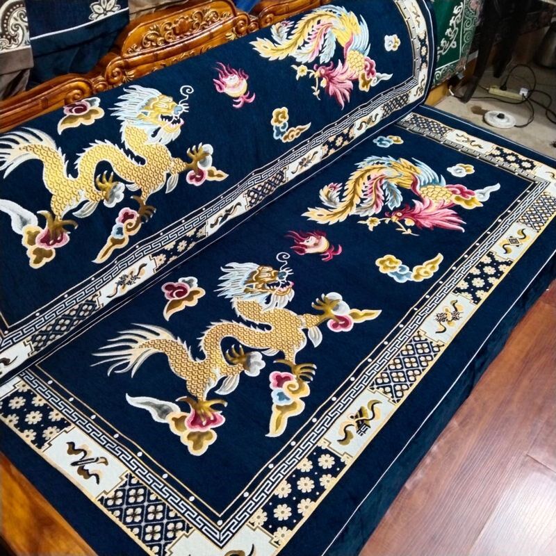 西藏龙凤藏式沙发垫藏床垫子靠背藏式床垫子藏族藏式