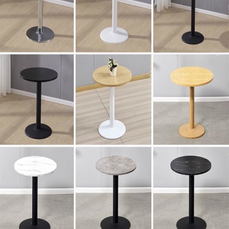 厂家直销商用餐桌展会会客桌子洽谈桌休闲方桌小圆桌简约轻奢接待