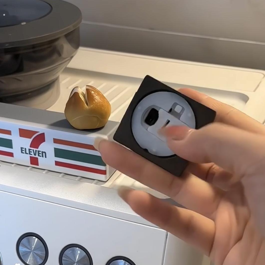 咖啡冰箱磁铁创意咖啡机便利商店光标志展示贴纸大气迷你装饰小装