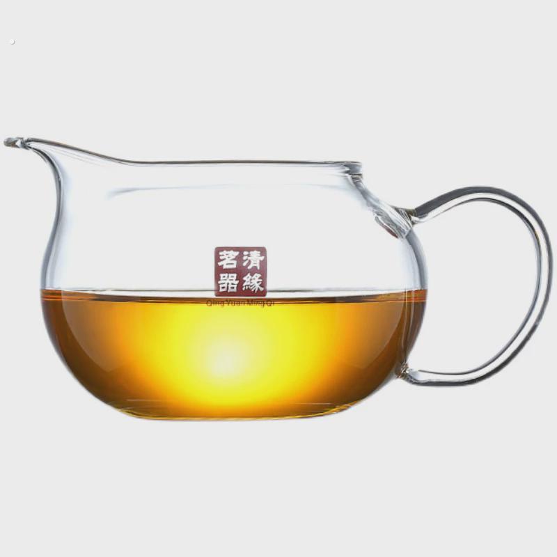 玻璃公道杯长嘴加厚公杯套装功夫茶具耐热大号茶壶高硼硅分茶器