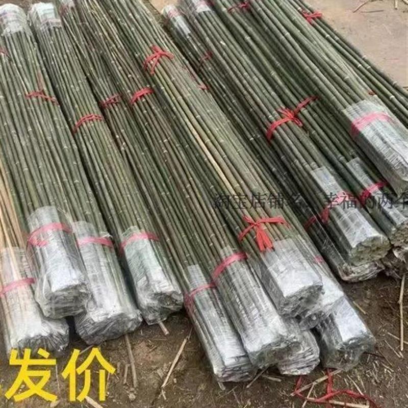 竹竿棍菜园爬藤架搭架子竹子杆蔬菜架竹黄瓜豆角庭院栅栏竹竿厂家
