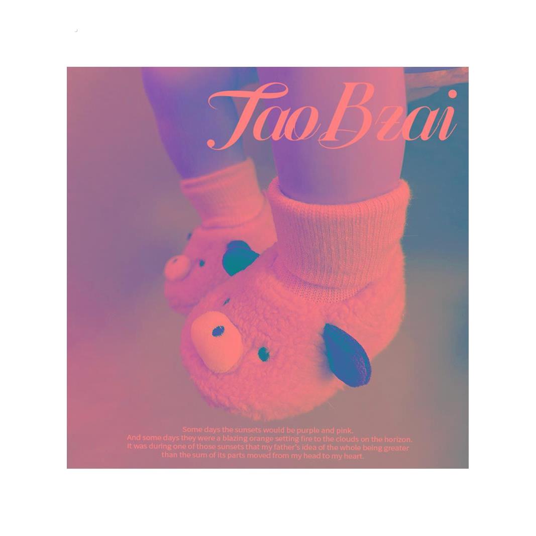 新生婴儿鞋子冬季保暖加绒男女宝宝棉鞋0-3-6-个月鞋袜一体脚套