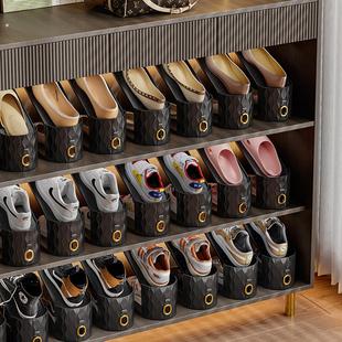 子收纳神器省空间双层鞋 托架家用鞋 柜分隔层可调节置物架子 架鞋 鞋