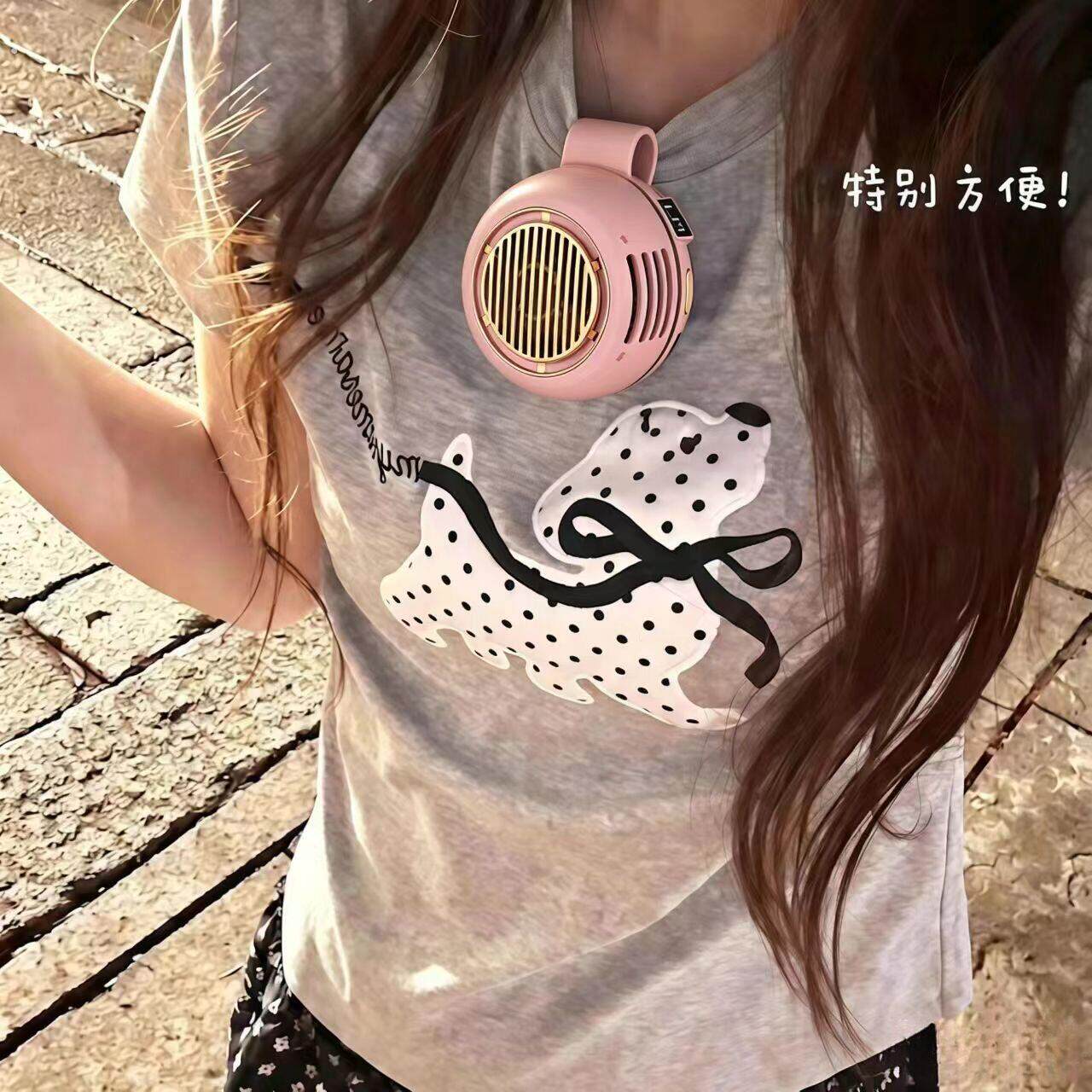 2026年新款挂脖夹腰便携制冷迷你小风扇可背夹腰带式静音长续航